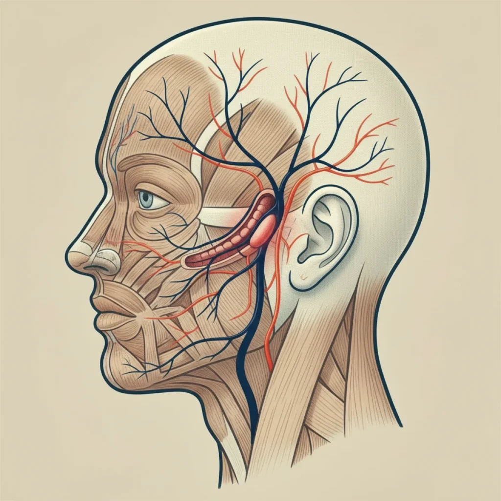 facial nerve inflammation leading to sudden weakness diagnosed with EMG